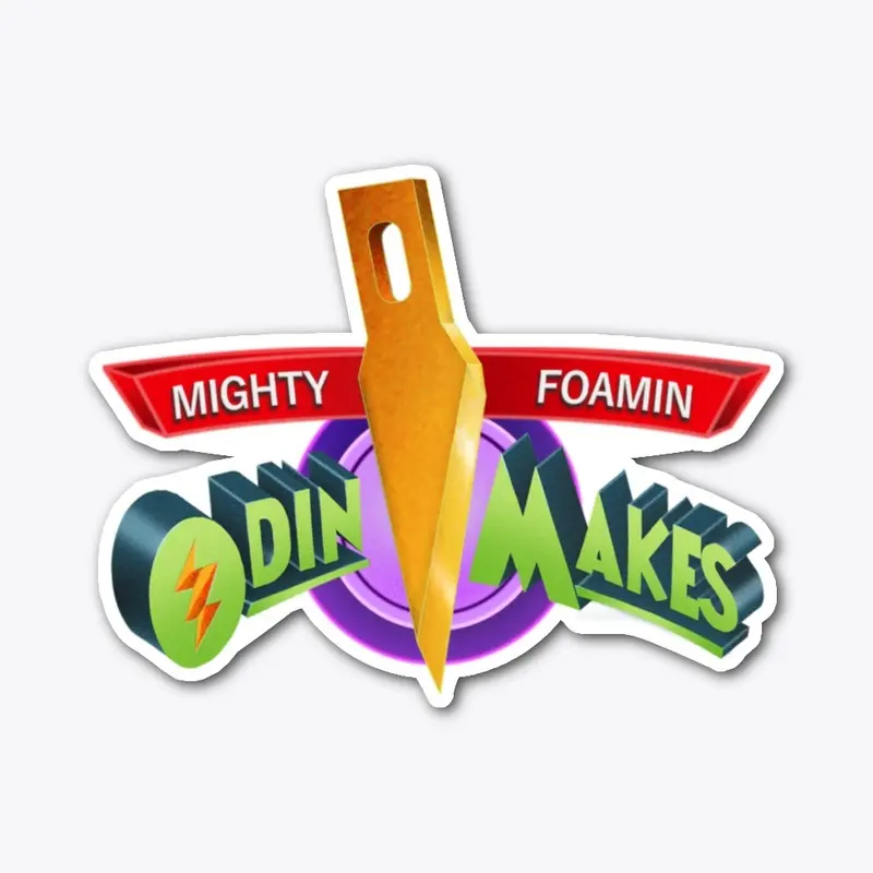 Mighty Foamin Odin Makes Blade Logo Swag